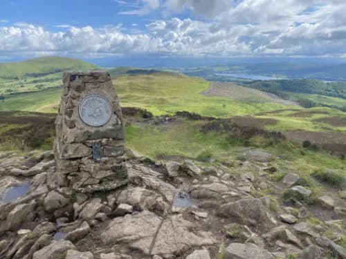 View from the top of Gowbarrow Fell